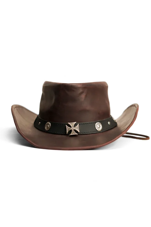 KORDOVAN's Premium Leather Western Cowboy Hat - Image 5