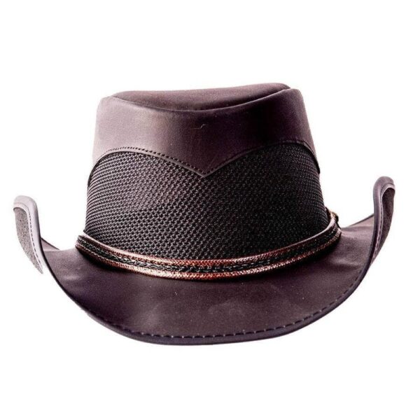 Durango | Mens Leather Cowboy Hat - Image 3