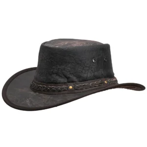 Outback Trading Co. Iron Bark Western Leather Hat